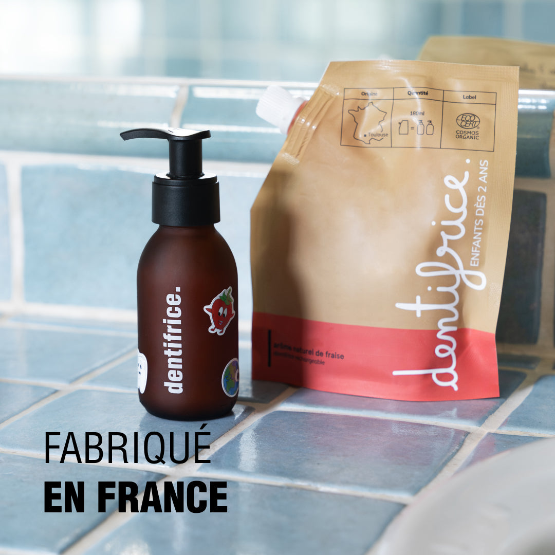 Dentifrice enfant certifié bio - Fraise