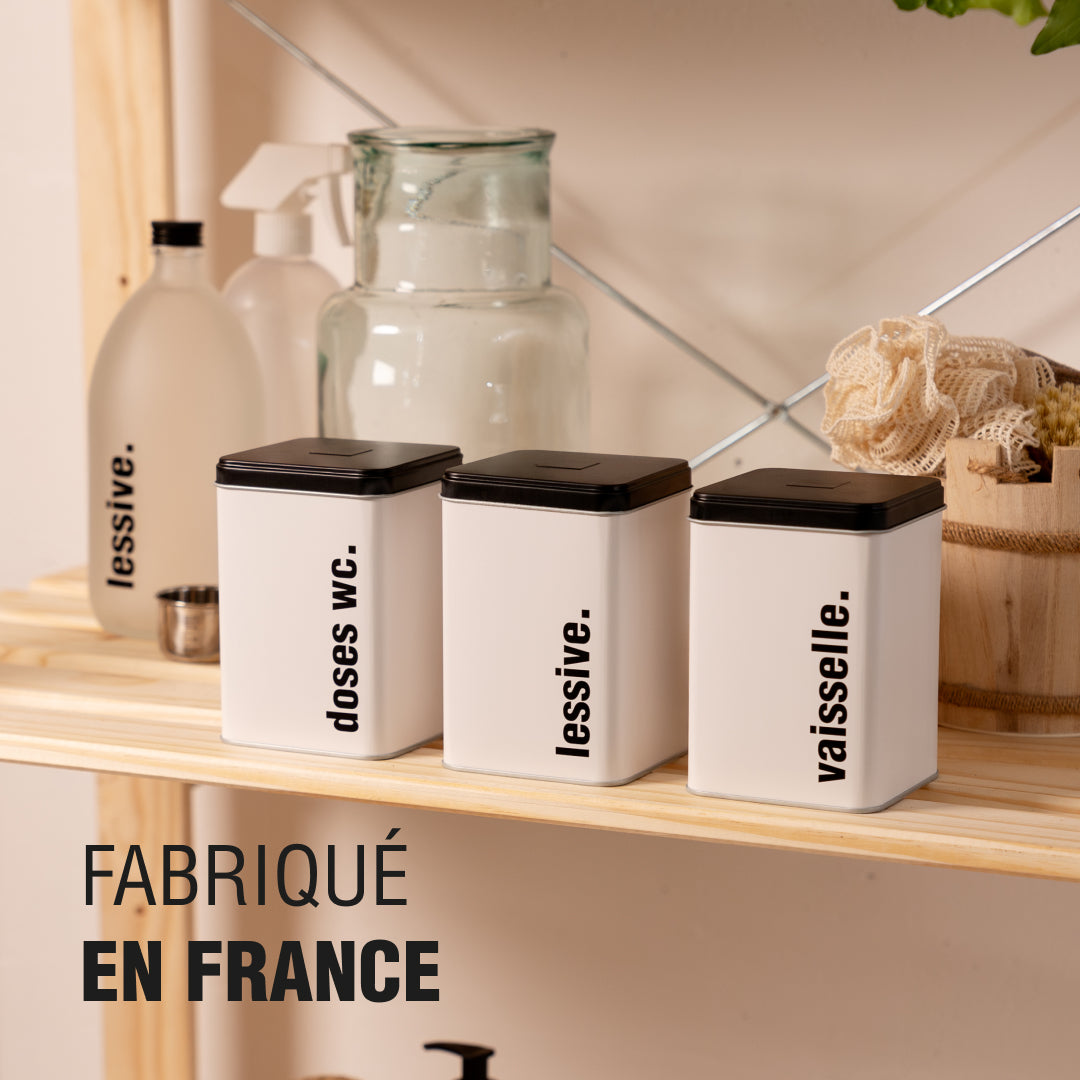 Boite de rangement lessive