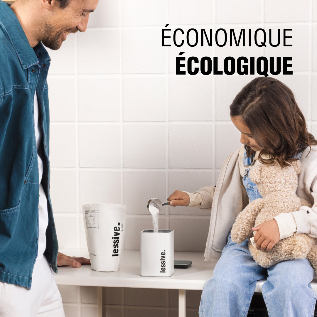 Kit lessive poudre - parfum fraîcheur