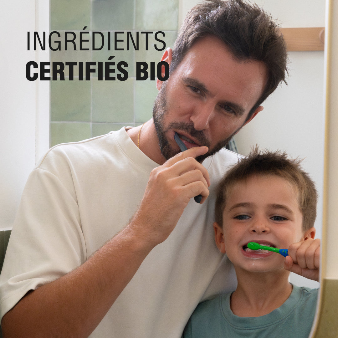 Dentifrice enfant certifié bio - Fraise
