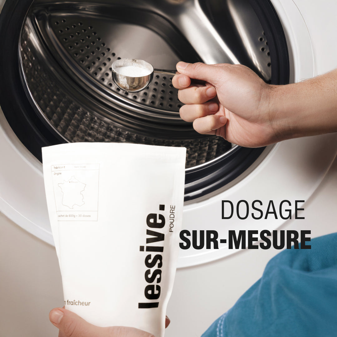 Kit lessive poudre - parfum fraîcheur