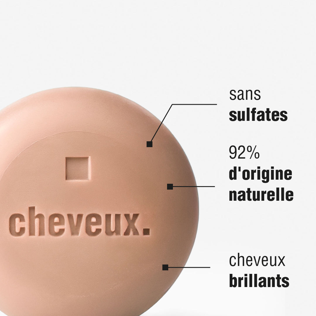Shampoing solide - Tous Types de Cheveux - Fleurs blanches