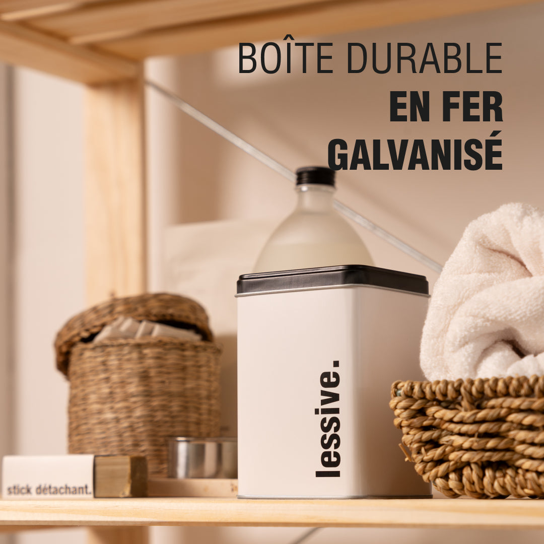 Boite de rangement lessive