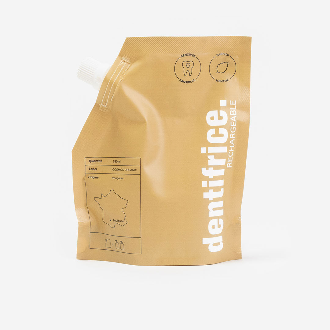 Recharge dentifrice certifié bio