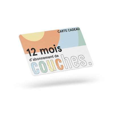 Carte cadeau couche