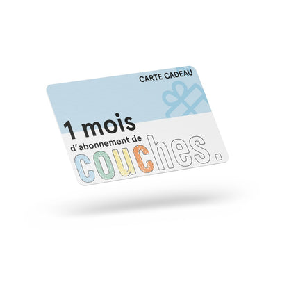 Carte cadeau couche