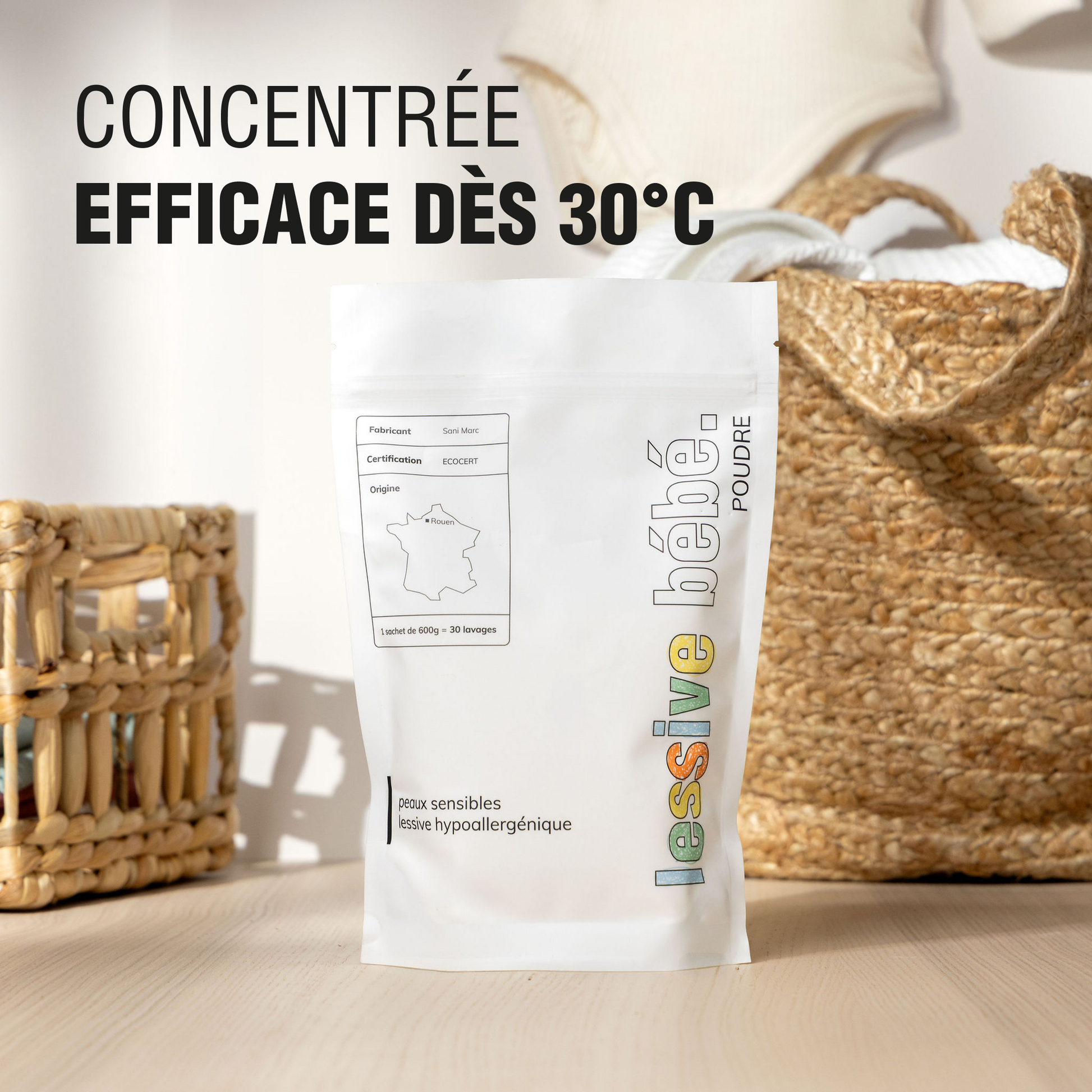 Lessive en vrac - bébé et peaux sensibles