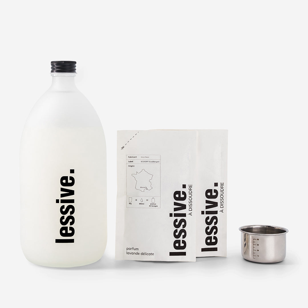 Lessive liquide parfum de lavande pour linge délicat